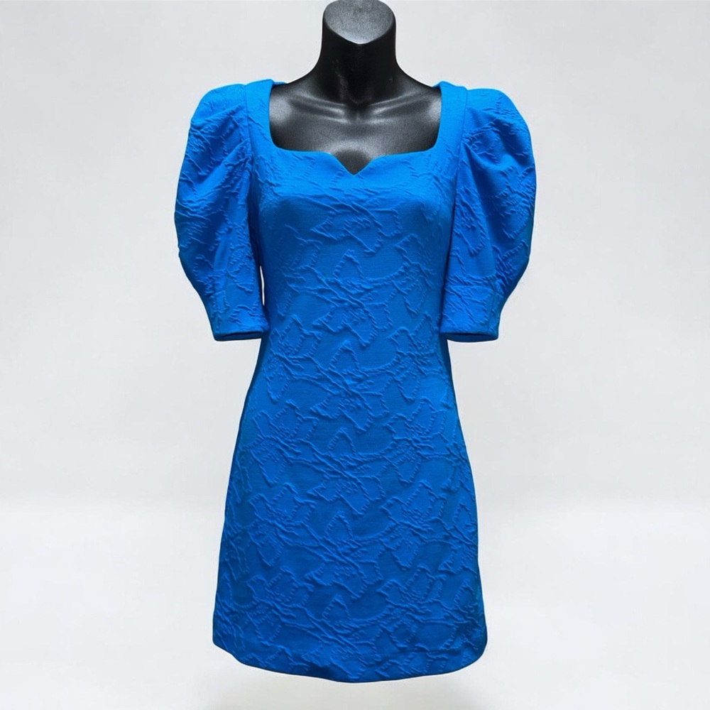Lilly Pulitzer Blue Feona Puff Sleeve Dress size XXS